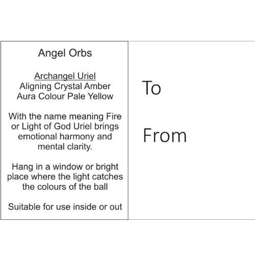 Angel Orb - Archangel Uriel - Amber1 Angel Orb - Archangel Uriel - Amber1